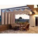 Drapp erős (vízhatlan, UV-álló) gyöngyvászon (#4 300D)