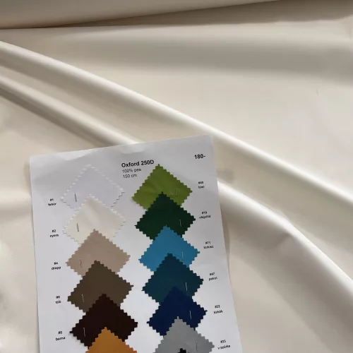 Ekrü/nyers (vízhatlan, UV-álló) közepes vastagságú gyöngyvászon (#2 250D) No.2. Akciós*