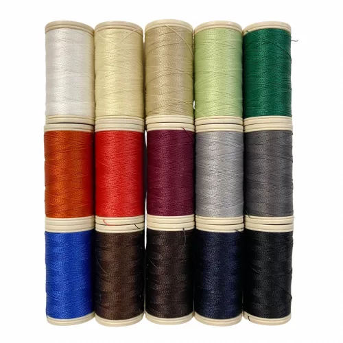 Nylbond bőr-és farmervarró cérna BORDÓ színben