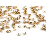 Cipzár végződés két oldalra felülre (3 mm-es, RT0-ás cipzárhoz): arany színben