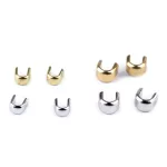 Cipzár végződés két oldalra felülre (3 mm-es, RT0-ás cipzárhoz): ezüst színben