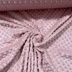 Dusty baby pink MINKY plüss (#20)