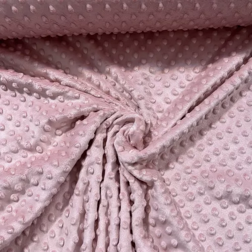 Dusty baby pink MINKY plüss (#20)