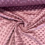 AKI KAPJA MARJA: Retró dusty rose minky plüss (#33)