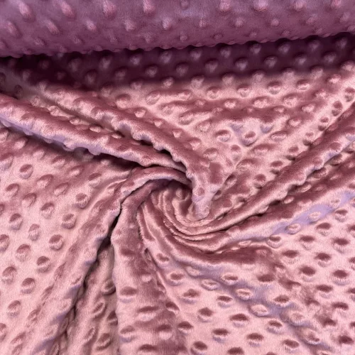 AKI KAPJA MARJA: Retró dusty rose minky plüss (#33)