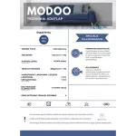 Modoo (Állatbarát, Easy clean) könnyen tisztítható mikrobársony bútorszövet - 22 fajta színben