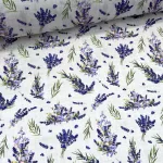 Szövetes hátteres levendulás party vízlepergető szövet