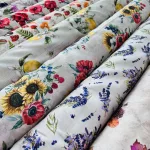 Szövetes hátteres levendulás party vízlepergető szövet