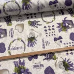 The magic of Provence levendulás party vízlepergető szövet