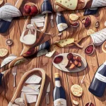 Bor-sajt piknik party vízlepergető szövet