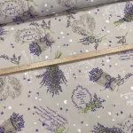 Bézses a. levendula csokros vízlepergető szövet