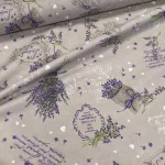 Bézses a. levendula csokros vízlepergető szövet