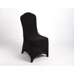 2 m EGYBEN KÉRHETŐ Party székhuzat koktél asztalra- elasztikus szövet rendezvényekre - Fekete