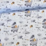 KIÁRUSÍTÁS: Holdutazó borz 160 cm sz. pamutvászon (KA)