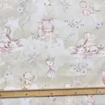 KIÁRUSÍTÁS: Lila ruhás királylány a sárkányával 160 cm sz. pamutvászon (KA)