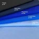Sötétkék egyszínű pamutvászon (Dark Blue 194024)