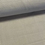 Homok alapon 2 mm-es kispöttyös pamutvászon (7676 Beige No.2)