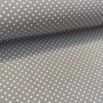 Vil. Szürke (7676 Ash grey) a. 2 mm-es pöttyös pamutvászon