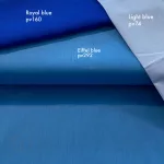 Eiffel blue egyszínű pamutvászon (18-4140TPO)