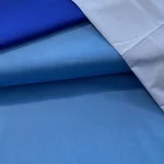 Eiffel blue egyszínű pamutvászon (18-4140TPO)