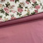 Dusty rose egyszínű pamutvászon (#171718TP)