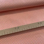 Barack alapon 2 mm-es kispöttyös pamutvászon (15-15307676 Peach, D0484 Peach)