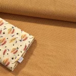 Mustár sárga (őszi szín) alapon 2 mm-es kispöttyös pamutvászon (7676 Mustard)