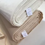 Ekrü egyszínű pamutvászon (Ecru 1377)