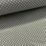 Fagyos moha alapon 2 mm-es kispöttyös pamutvászon (7676 Deaville frost)