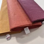 Terra alapon 2 mm-es kispöttyös pamutvászon (7676 Terra)