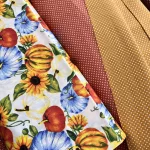 Terra alapon 2 mm-es kispöttyös pamutvászon (7676 Terra)