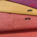 Terra alapon 2 mm-es kispöttyös pamutvászon (7676 Terra)