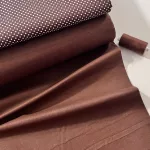 Csokibarna egyszínű pamutvászon (Chocolate B. TPX 18-1222)