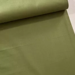   0,56 m Szál hibás EGYBEN KÉRHETŐ Keki zöld egyszínű pamutvászon (LT. Khaki 18-0332)