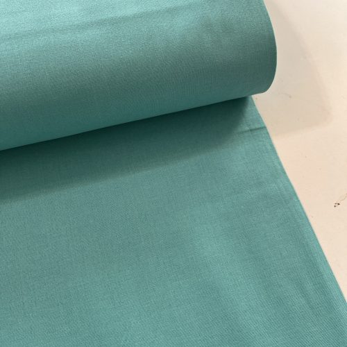 0,37 m EGYBEN KÉRHETŐ Türkiz zöldes-kékes egyszínű pamutvászon (Turquise green C038)