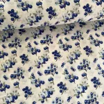 Kék áfonyás pamutvászon