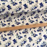 Kék áfonyás pamutvászon