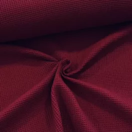   0,2 m EGYBEN KÉRHETŐ Prémium waffle/darázsos anyag: Bordó (#26)