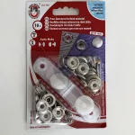 Koh-i-Noor Auto Moto fém patent 15 mm-es, rozsdamentes (10 db-os) beütő aparáttal több színben