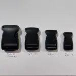 Prémium fekete hevedercsat több méretben (tuk csat, gyorscsat pl. hátizsákhoz)