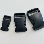 Prémium fekete hevedercsat több méretben (tuk csat, gyorscsat pl. hátizsákhoz)