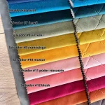 Salvador (Vízlepergető, Bababarát, Állatbarát) könnyen tisztítható plüssös vastag bútorszövet - 19 színben