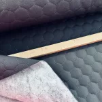 Steppelt vízlepergető (flízzel bélelt) anyag: Fekete