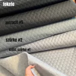 Steppelt vízlepergető (flízzel bélelt) anyag: Antracit (#5)