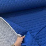 Steppelt vízlepergető (flízzel bélelt) anyag: Királykék (#115)