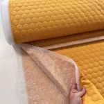 Steppelt vízlepergető (flízzel bélelt) anyag: Napsárga (#506)