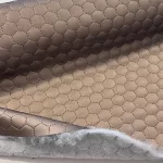 Steppelt műbőr flíz béléssel: Meleg bronz No.2. (#8)