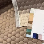 Steppelt műbőr flíz béléssel: Meleg bronz No.2. (#8)