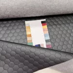 Steppelt műbőr flíz béléssel: Metál antracit (#17)