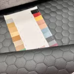 Steppelt műbőr flíz béléssel: Metál antracit (#17)